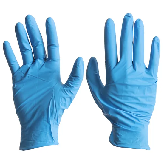 9inch Blue Beauty Salon Special /Food/Pharmaceutical Wholesale Disposable Latex Vinyl Safety Examination Protective PVC Rubbe Nitrile Gloves