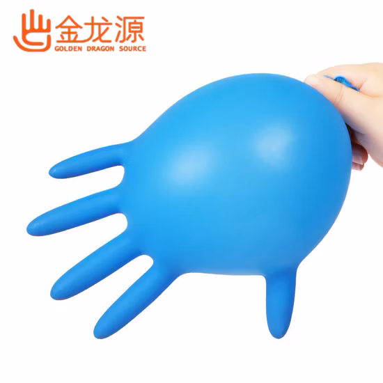 9inch Blue Beauty Salon Special /Food/Pharmaceutical Wholesale Disposable Latex Vinyl Safety Examination Protective PVC Rubbe Nitrile Gloves