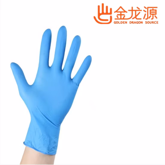 9inch Blue Beauty Salon Special /Food/Pharmaceutical Wholesale Disposable Latex Vinyl Safety Examination Protective PVC Rubbe Nitrile Gloves